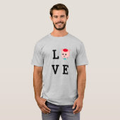 ラブピッグのキャラクター Tシャツ (正面フル)
