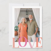 ラブピモダンンク&ピーチフォトバレンタインデー シーズンカード (正面)