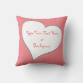 ラブピローバレンタインズラブ装飾用クッションカスタム クッション (裏面)