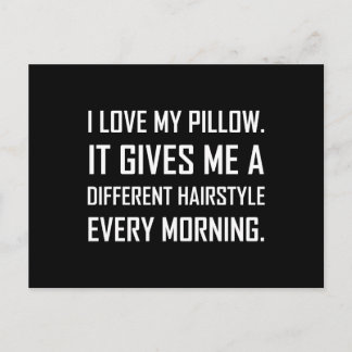 ラブピロー 変わる髪型 ユーモア ポストカード