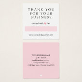 ラブピンクでクリーニングハートありがとう (正面&裏面)