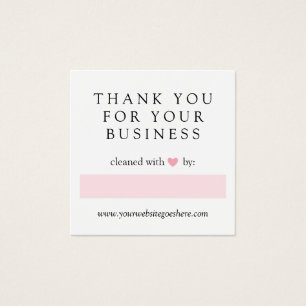 ラブピンクでクリーニングハートありがとう