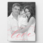 ラブピンクエレガントのスクリプトフォト フォトプラーク (正面)