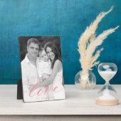 ラブピンクエレガントのスクリプトフォト フォトプラーク (側面)