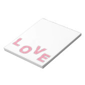 ラブピンクグリッター ノートパッド (回転)