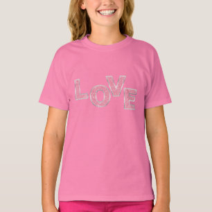 ラブピンクグリッター Tシャツ