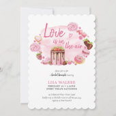 ラブピンクドーナツ&スイートトリートブライダルブランチ 招待状 (正面)