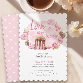ラブピンクドーナツ&スイートトリートブライダルブランチ 招待状