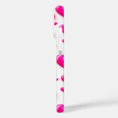 ラブピンクハートパターンデザイン電話カバー Case-Mate iPhoneケース (裏面 / 左)