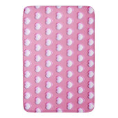 ラブピンクハート バスマット (正面縦)