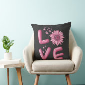 ラブピンクヒマワリ クッション (椅子)