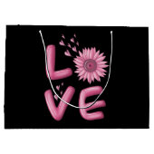 ラブピンクヒマワリ ラージペーパーバッグ (裏面)