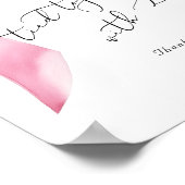 ラブピンクボウ誕生日の好意で結ばれる ポスター (角)