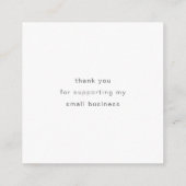 ラブピンクムーンで手作りサンキューカード エンクロージャーカード (裏面)