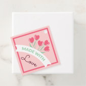 ラブピンクモダンメッセージカード製12 フェイバータグ (インサイチュ)