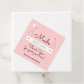 ラブピンクモダンメッセージカード製3 フェイバータグ (インサイチュ)