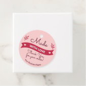 ラブピンクモダンメッセージカード製6 フェイバータグ (インサイチュ)