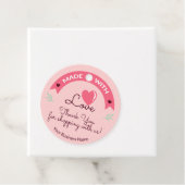 ラブピンクモダンメッセージカード製8 フェイバータグ (インサイチュ)