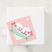 ラブピンクモダンメッセージカード製9 フェイバータグ (インサイチュ)