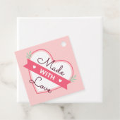 ラブピンクモダンメッセージカード10 フェイバータグ (インサイチュ)