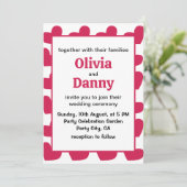 ラブピンクラブハート結婚ズ 招待状 (スタンド正面)