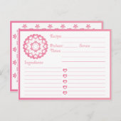 ラブピンクレシピカード ポストカード (正面/裏面)