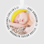 ラブピースカラフルジョイアンドベビーキスタイポグラフィ オーナメント (裏面)