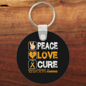 ラブピースキュアRSD CRPS認識度 キーホルダー (正面)