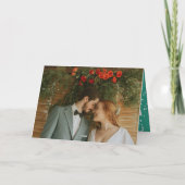 ラブピースジョイキスカラータイポグラフィクリスマス シーズンカード (裏面)