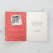 ラブピースジョイキスカラータイポグラフィクリスマス シーズンカード (内部)