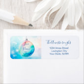 ラブピースジョイクリスマスオーナメント差出人住所 ラベル (インサイチュ)