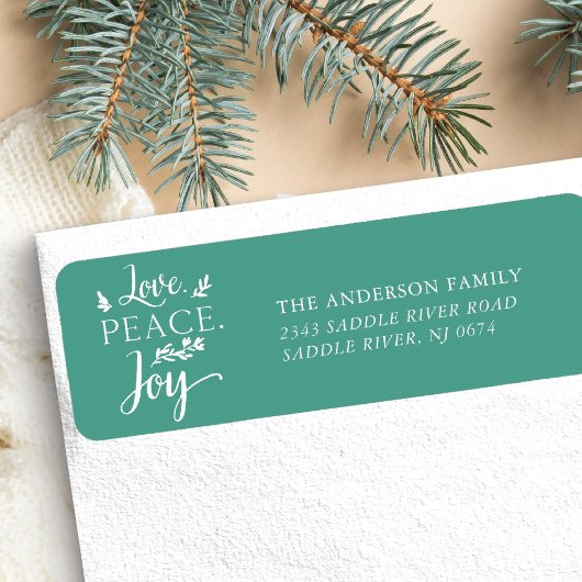 ラブピースジョイホリデー ラベル