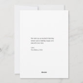 ラブピースフォトクリスマスホリデーカード シーズンカード (裏面)