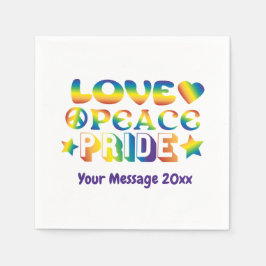 ラブピースプライド スタンダードカクテルナプキン
