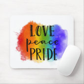 ラブピースプライド マウスパッド (マウス)