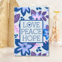 ラブピースホープ植物性モダンフローラクリスマス