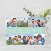 ラブピース喜びスクリプトブルーバンドモダン6写真 シーズンカード (スタンド正面)