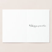 ラブピース感動的ストライプズ 箔カード (内部)