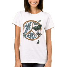 ラブピース蝶ヴィンテージサマーヒッピー