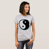 ラブピース&絞り染め陰陽トップ Tシャツ (正面フル)