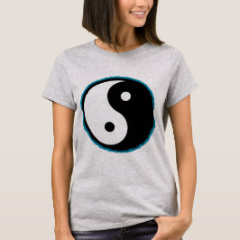 ラブピース&絞り染め陰陽トップ Tシャツ