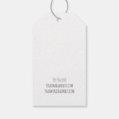 ラブピーチドードルハートで手作り ギフトタグ (裏面)