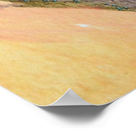 ラブファミリーハート絵画ズアートポスタープリント ポスター (角)