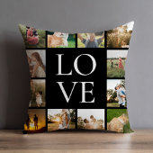 ラブファミリーフォトコラージュパーソナライズされた クッション