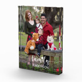 ラブファミリーホワイトスクリプトカスタム縦写真 フォトブロック (右)