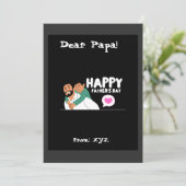 ラブファーザーソンエンブレイスデザインホリデーカード 招待状 (スタンド正面)