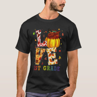 ラブファーストグレードハッピー秋Y'all Autumn先生 Tシャツ