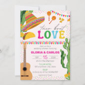 ラブフィエスタメキシコカップルのシャワーについて 招待状 (正面)
