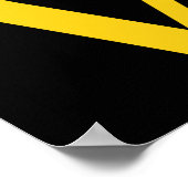 ラブフィリピン国旗のタイポグラフィアート ポスター (角)