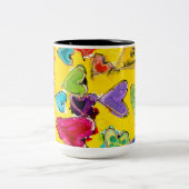 ラブフィルドハートマグ ツートーンマグカップ (中央)